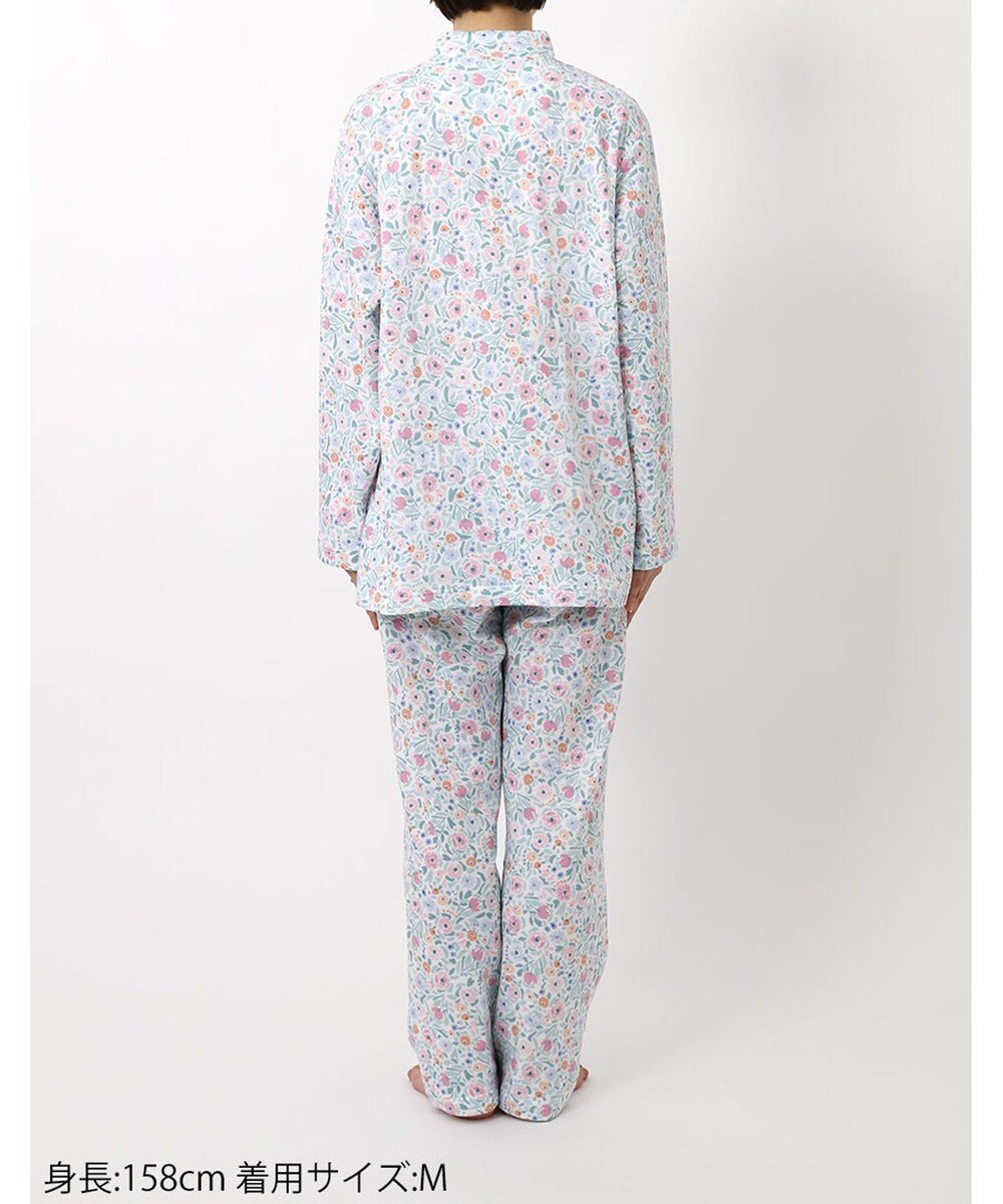 Wing パジャマ 長袖 長ズボン 綿混(本体) あったか レディース EP6010 ウイング／ワコール 