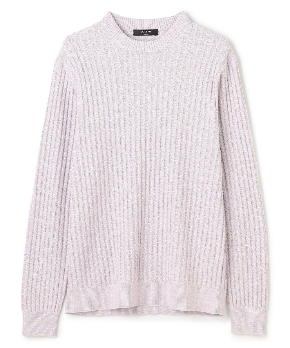 JOSEPH HOMME 【新柄】シルクバルキー クルーネックニット 
