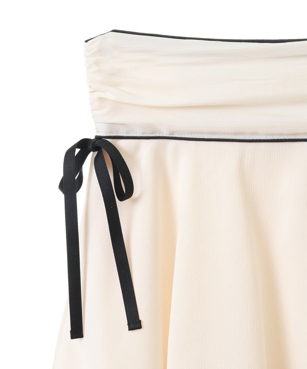 earth music&ecology サイドリボンティアードスカート 