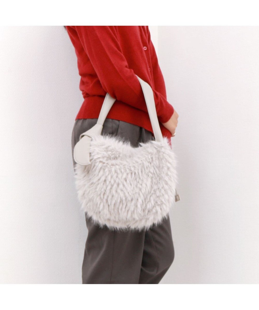 UNBILLION カシュカシュ cachecache / リボンハンドルエコファードロストトート 