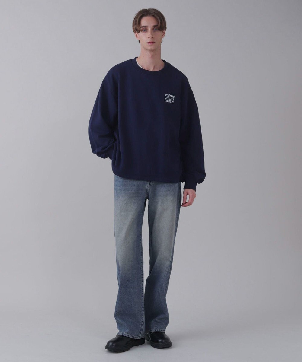 WEGO 【ユニセックス着用ITEM】ショートドロストワンポイント刺繍プルオーバー 