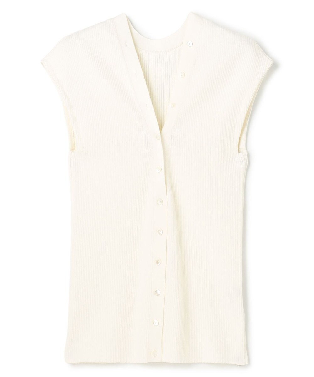 uncrave スムースニット 2WAYジレ 