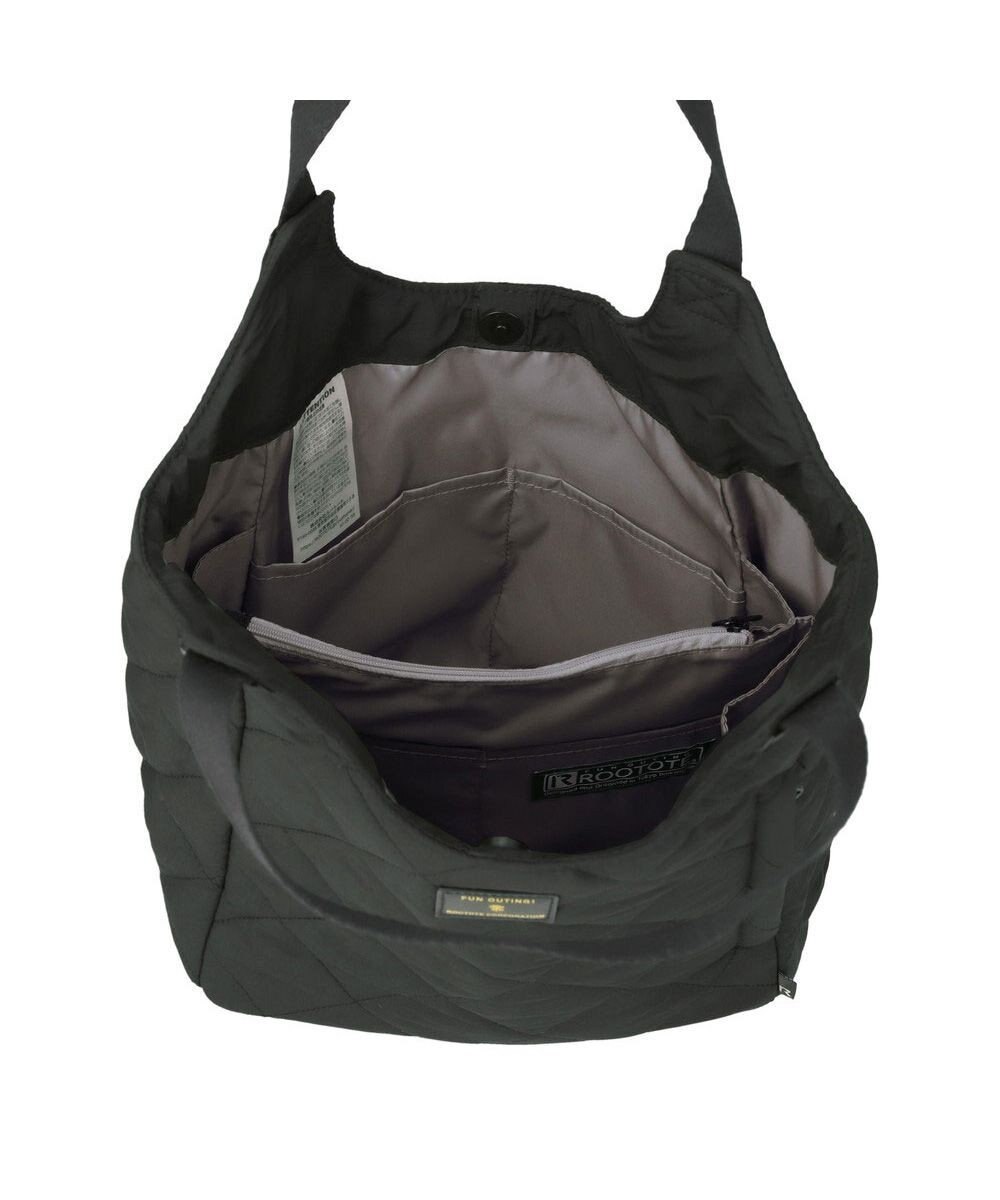 ROOTOTE 1331【仕切り+自立+撥水】LT.ラウンド.パルーティ.キルト-C 