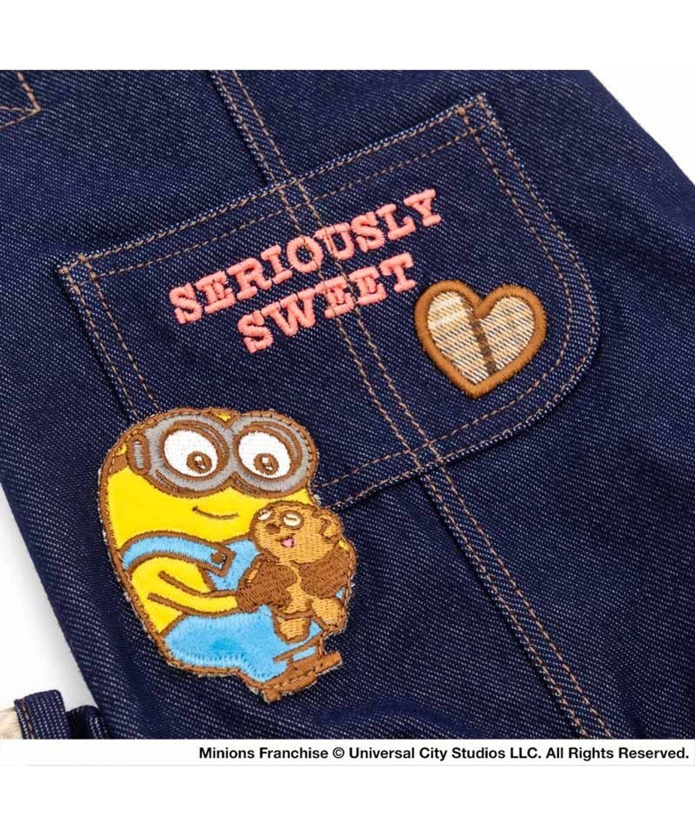 PET PARADISE ミニオン 切替チェック オーバーオール  小型犬 