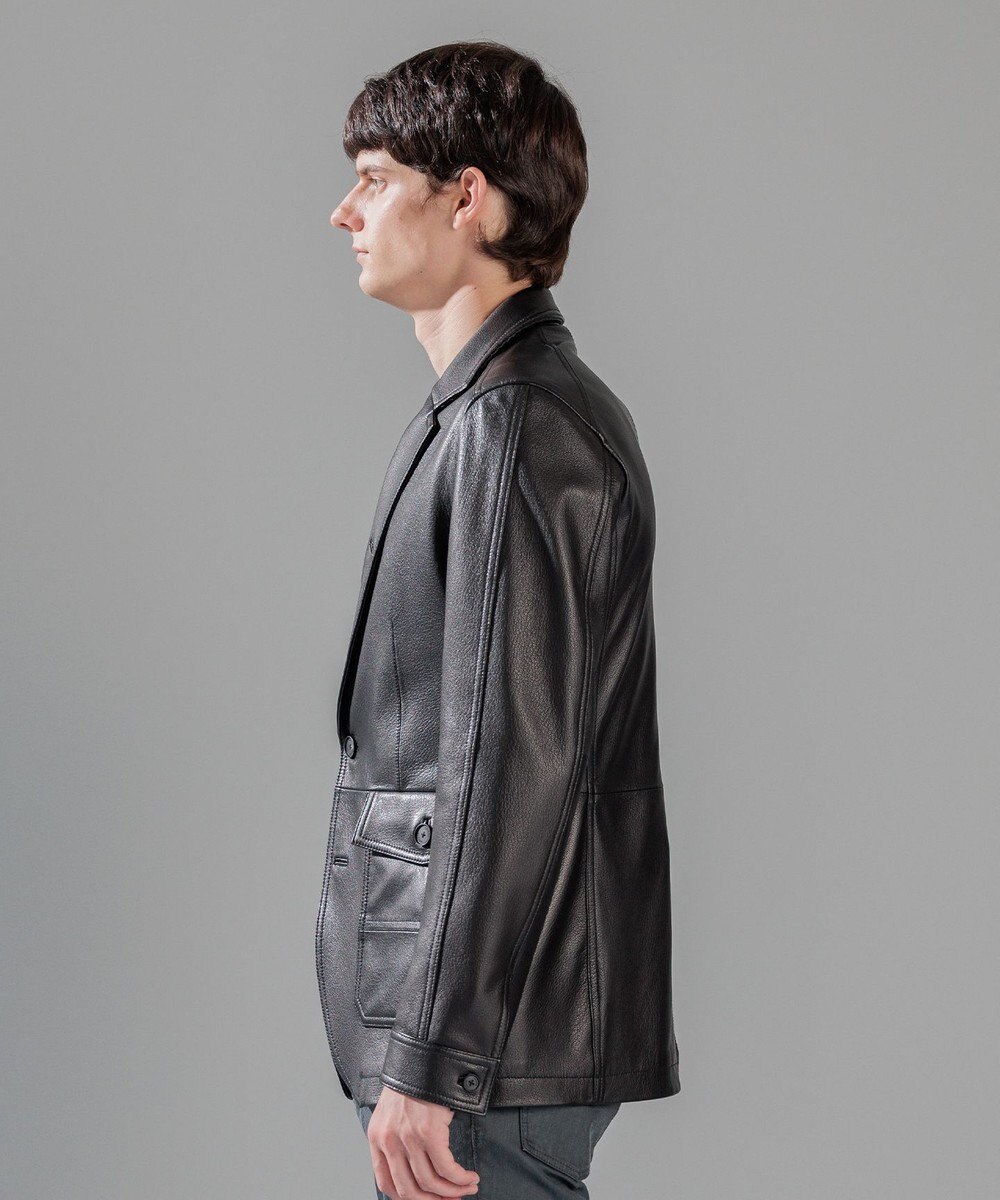 JOSEPH HOMME ライトゴートシュリンクレザー　ジャケット 