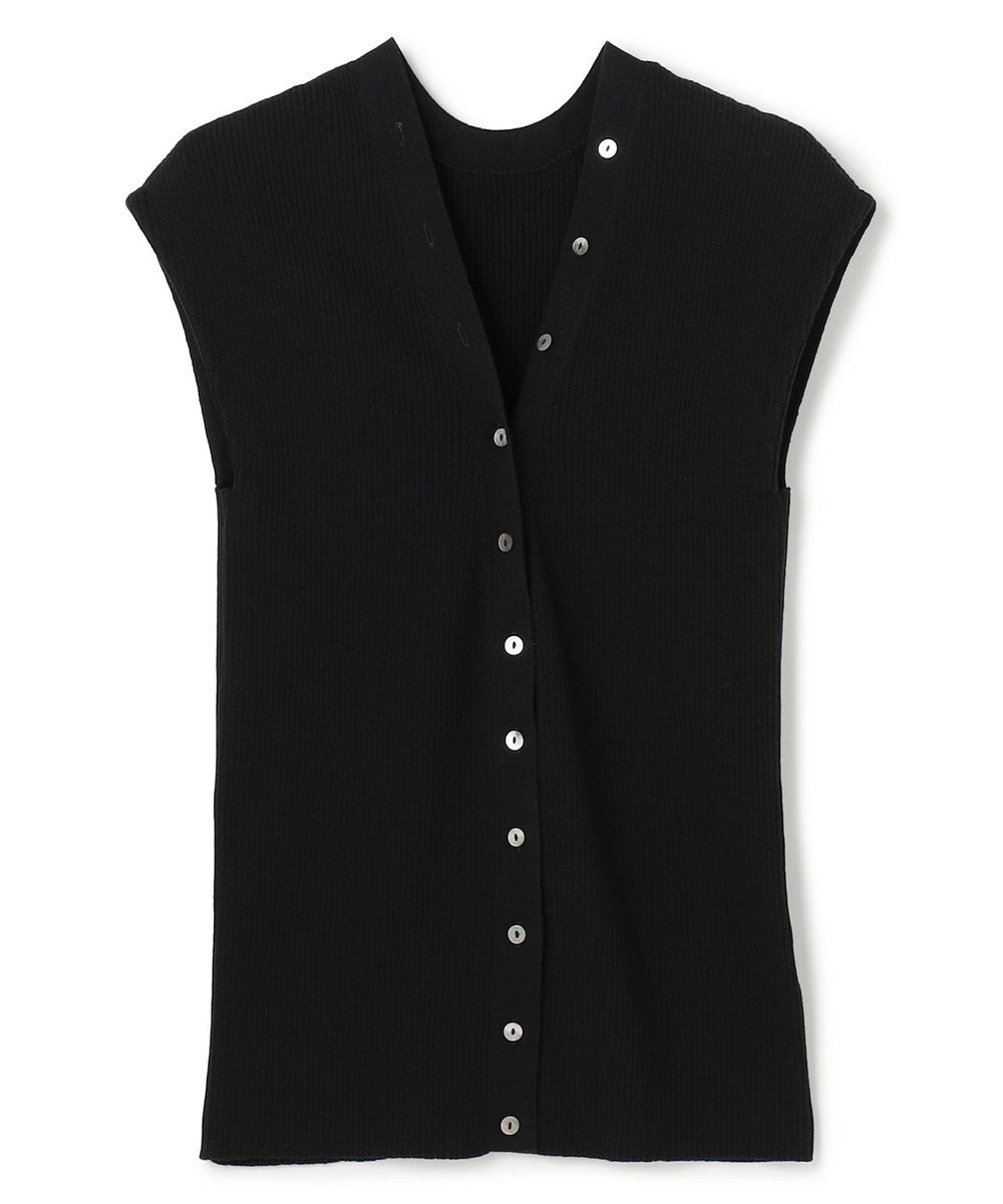 uncrave スムースニット 2WAYジレ 