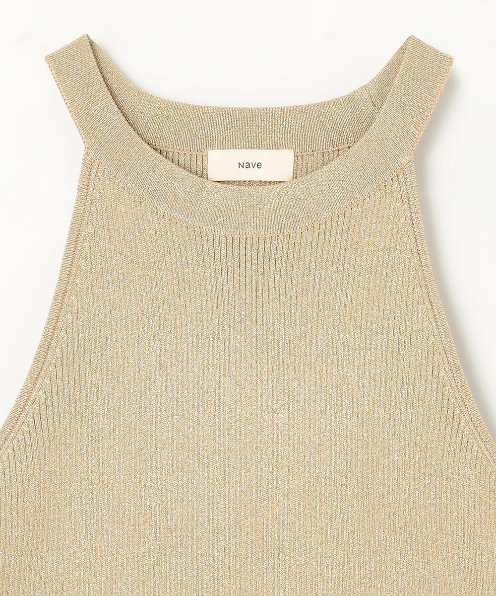 NAVE 【Nave・洗える】ラメニット タンクトップ 