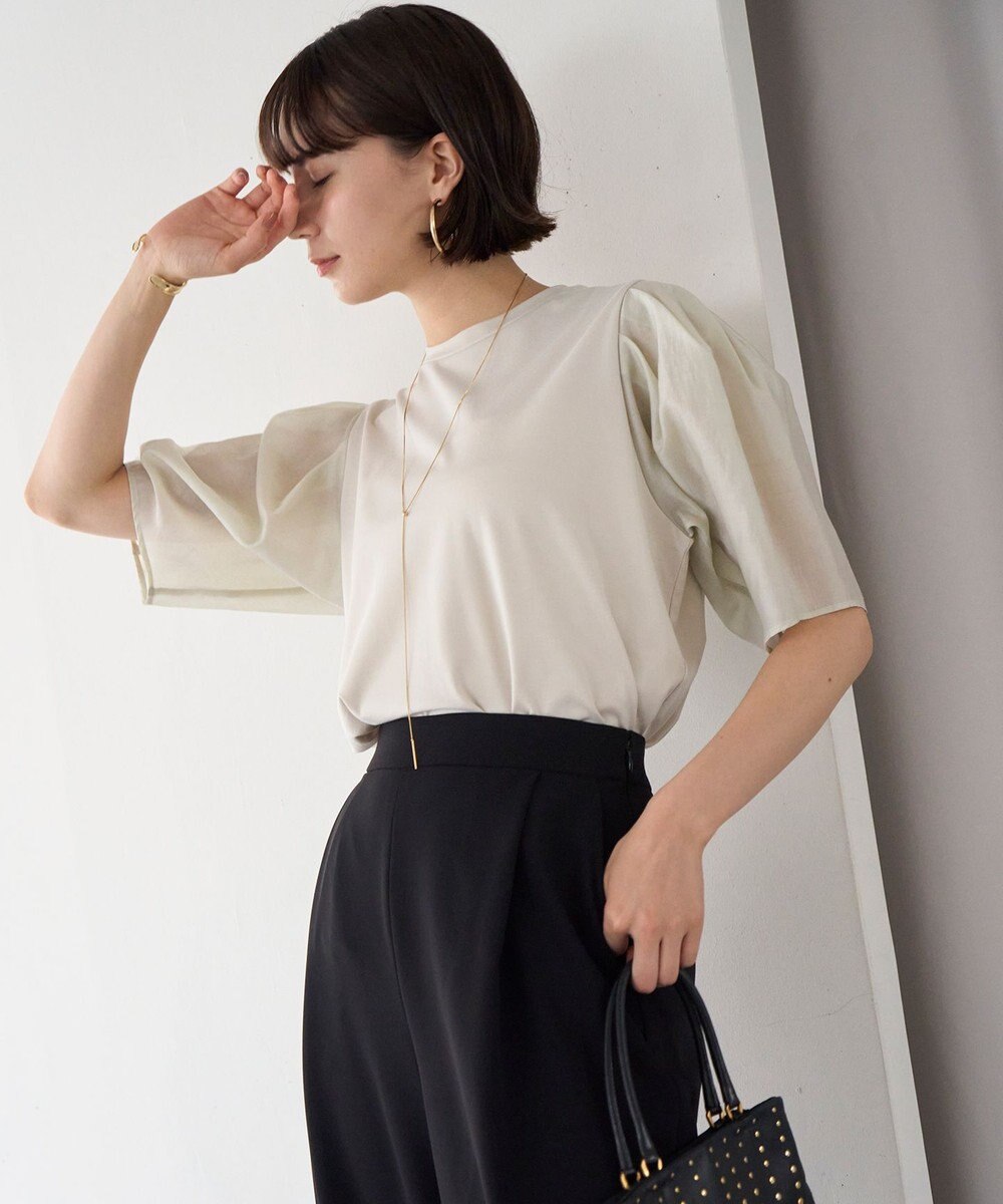 UNFILO BEAUTY FORM シアースリーブＴシャツ 