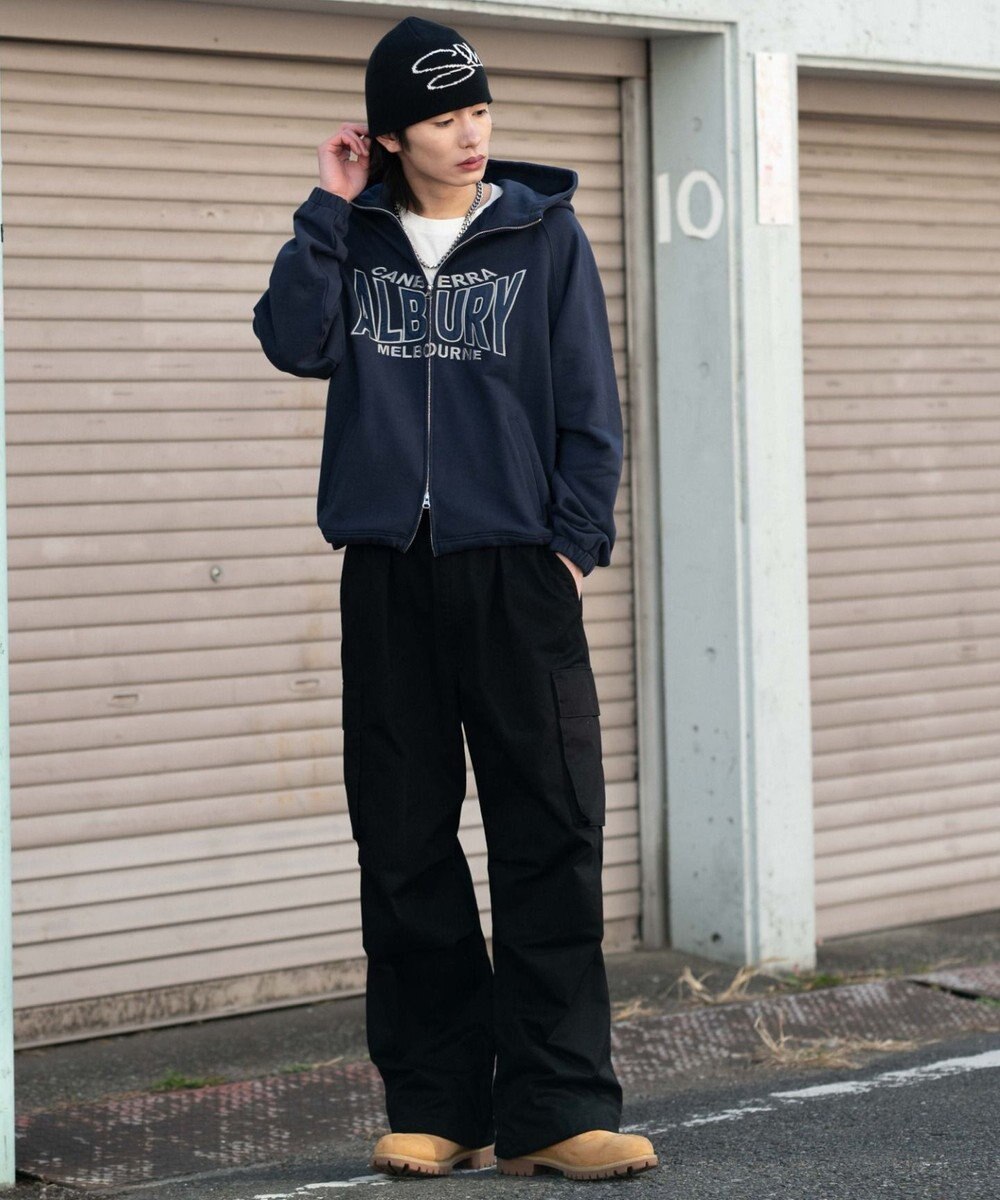 WEGO 【ユニセックス着用ITEM】スタンドネックZIPパーカー 