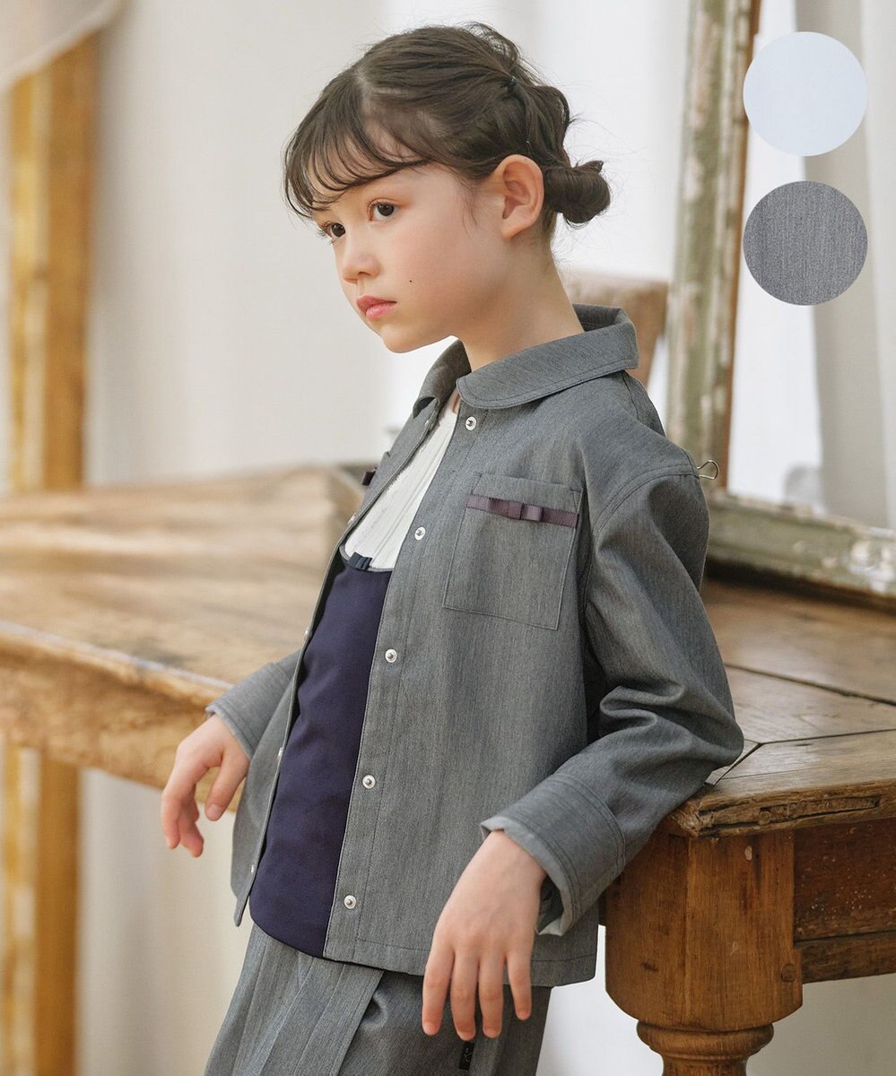 組曲 KIDS 【150-160㎝】リボンポケット ジャケット 
