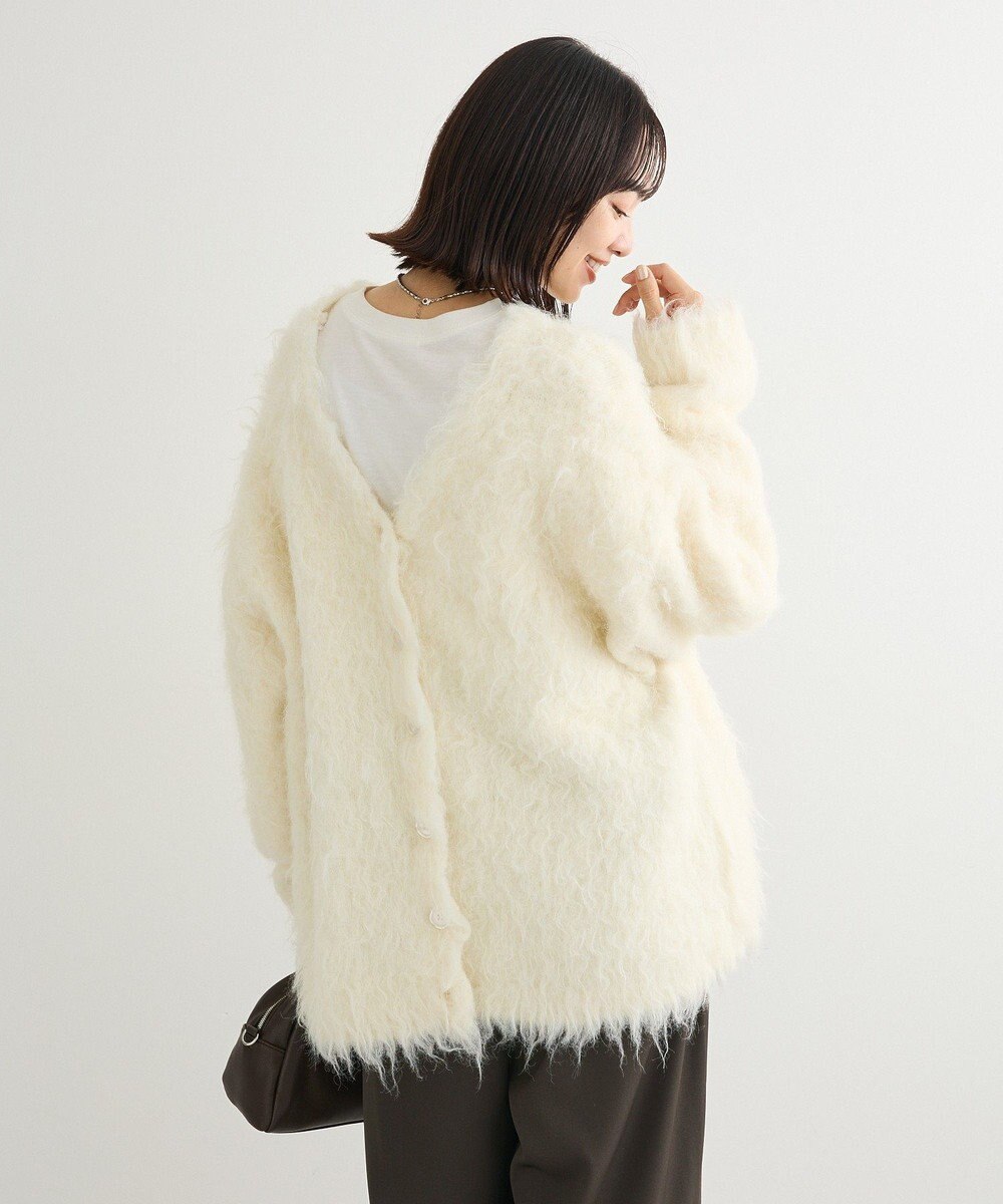 Green Parks ・ｓｗｉｎｇ　ｂｙ　２ｗａｙロング起毛カーディガ 