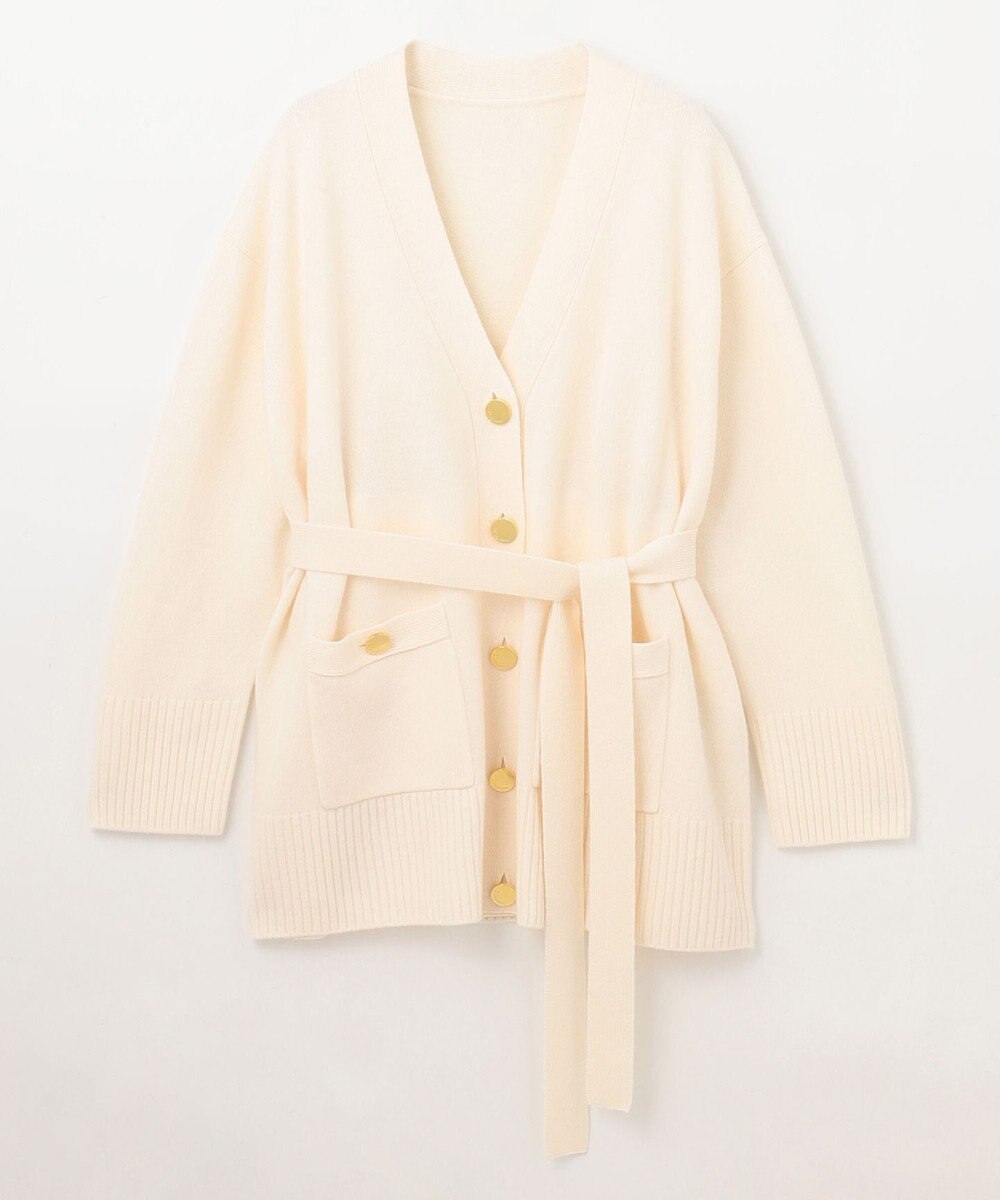 GRACE CONTINENTAL メリノウールニットカーディガン 