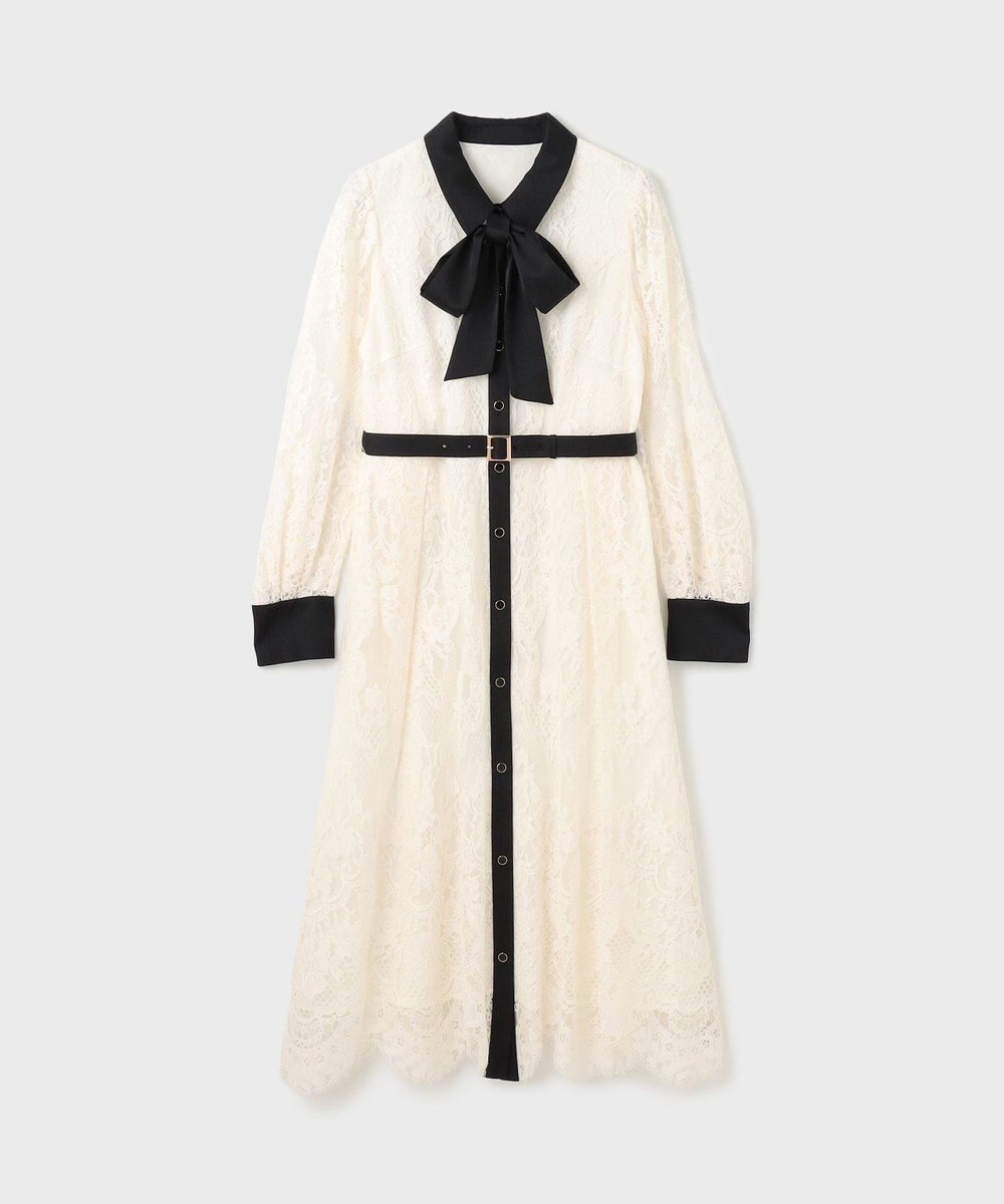 GRACE CONTINENTAL コードレースシャツドレス 