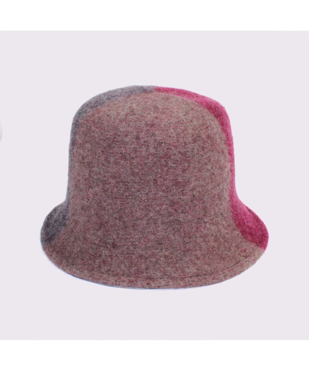 ATRENA 【日本製】FLUFFLY TRICOLOR ウールバケットハット 