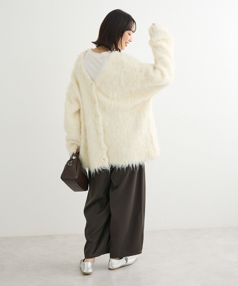 Green Parks ・ｓｗｉｎｇ　ｂｙ　２ｗａｙロング起毛カーディガ 