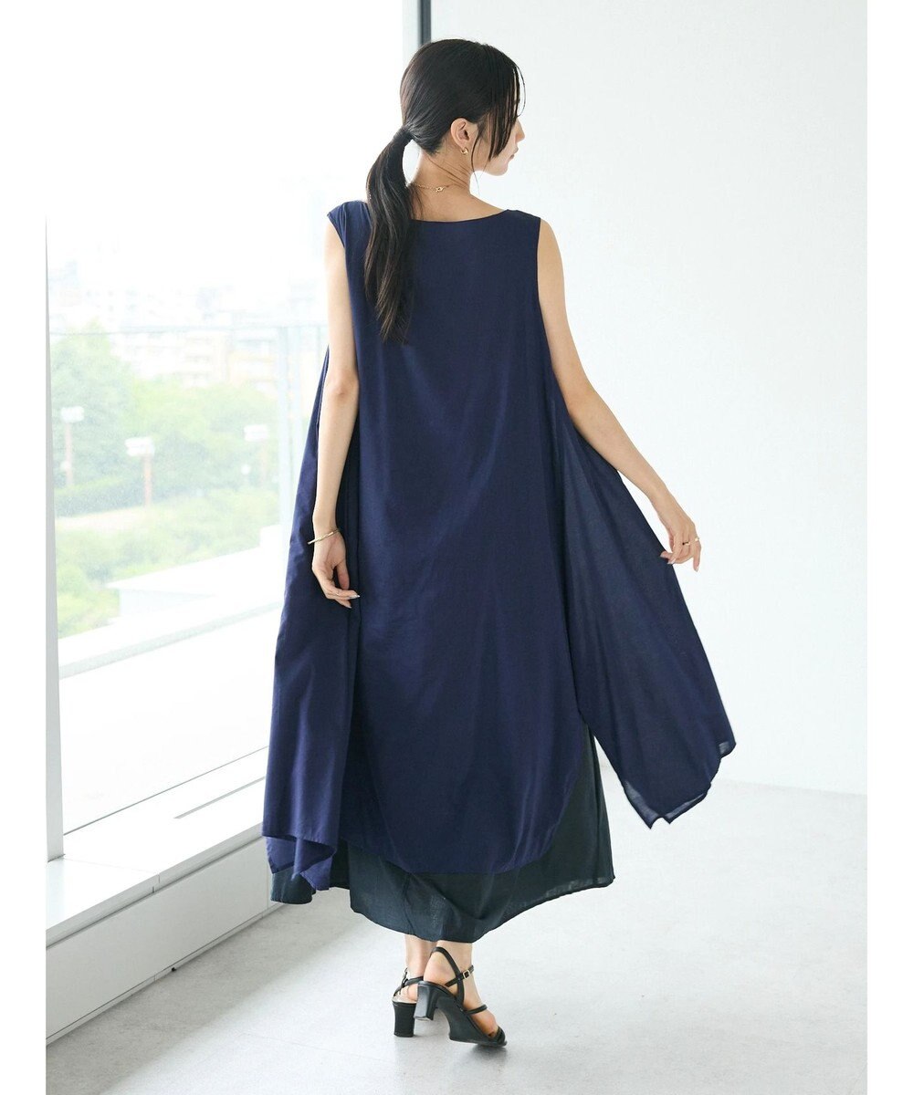 CRAFT STANDARD BOUTIQUE インド綿混フレアワンピース 