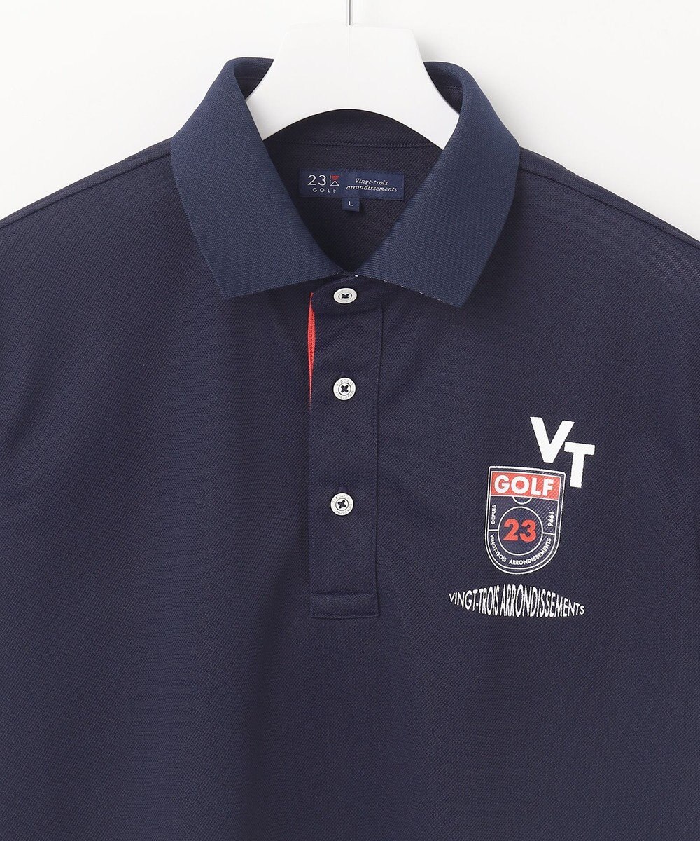 23区GOLF 【MEN】【吸水速乾/UVカット】エイトロックポロシャツ 