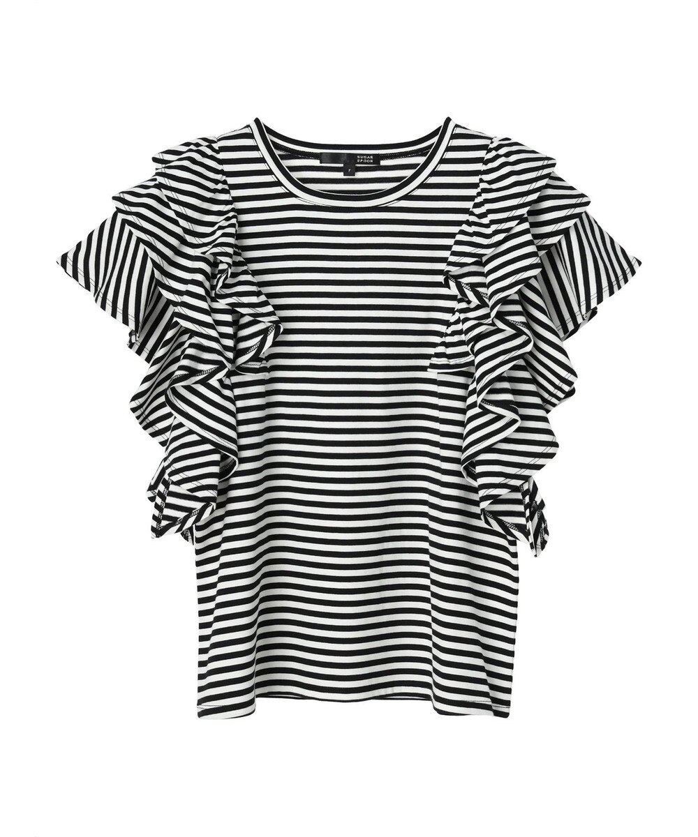 Green Parks ・ＳＵＧＡＲ　ＳＰＯＯＮ　ラッフルレイヤードＴシャツ 