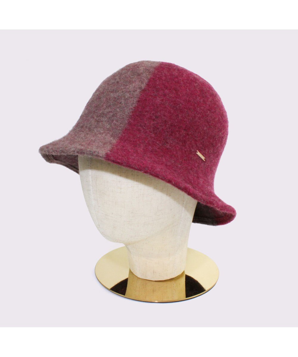 ATRENA 【日本製】FLUFFLY TRICOLOR ウールバケットハット 