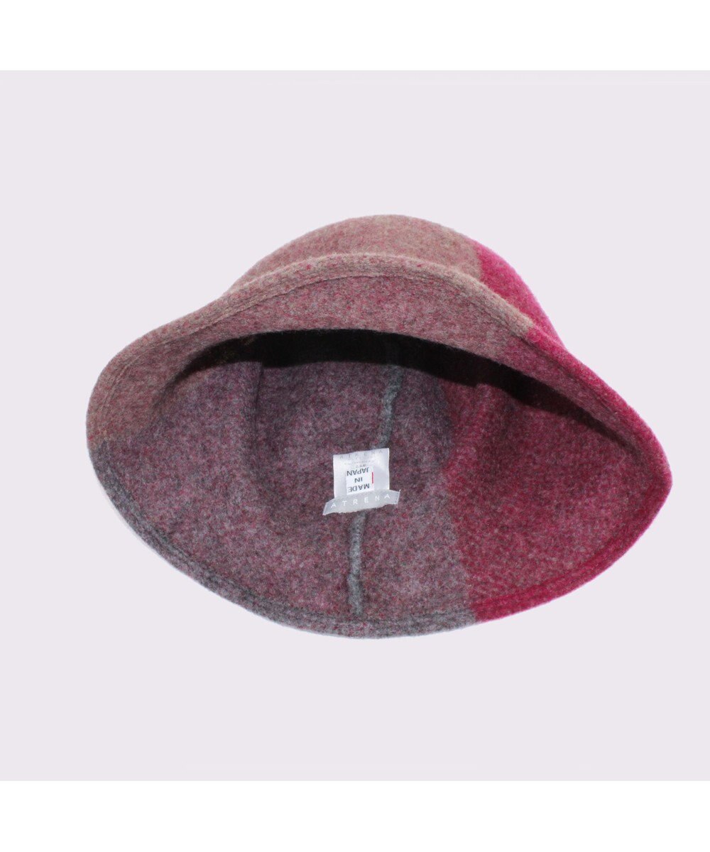 ATRENA 【日本製】FLUFFLY TRICOLOR ウールバケットハット 