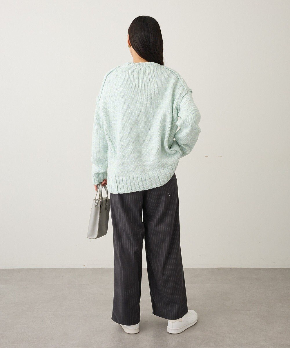 CRAFT STANDARD BOUTIQUE アウトリンキングミックスニットプルオーバー 