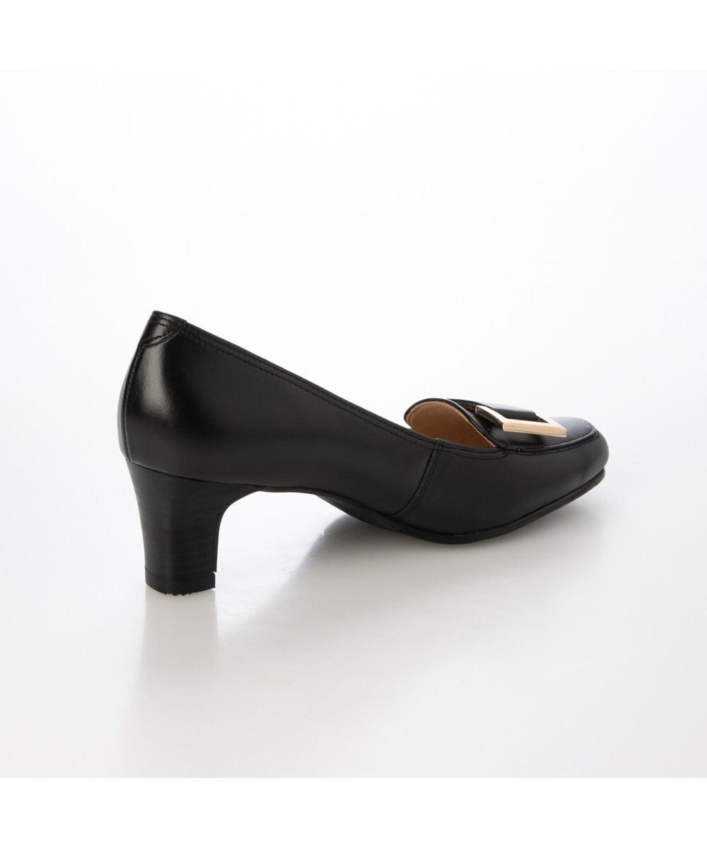 ing <ing>スクエアバックルローファーパンプス 