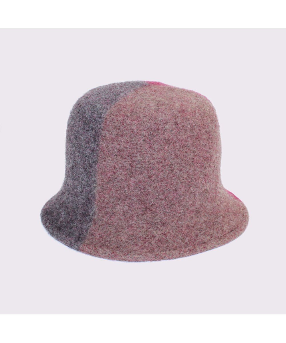 ATRENA 【日本製】FLUFFLY TRICOLOR ウールバケットハット 