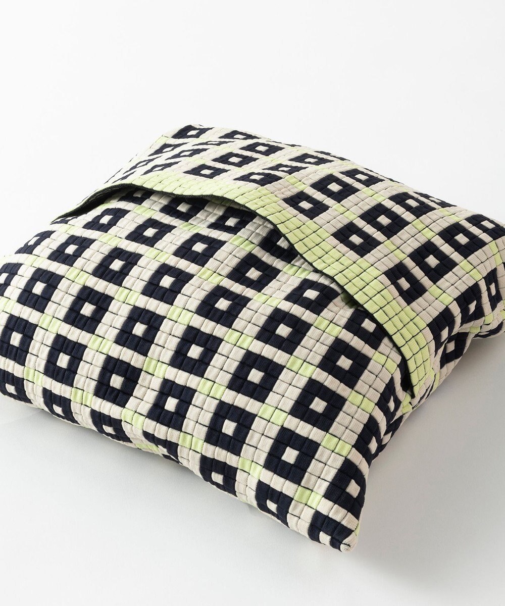 TRICOTE スクエアタイル柄クッションカバー 