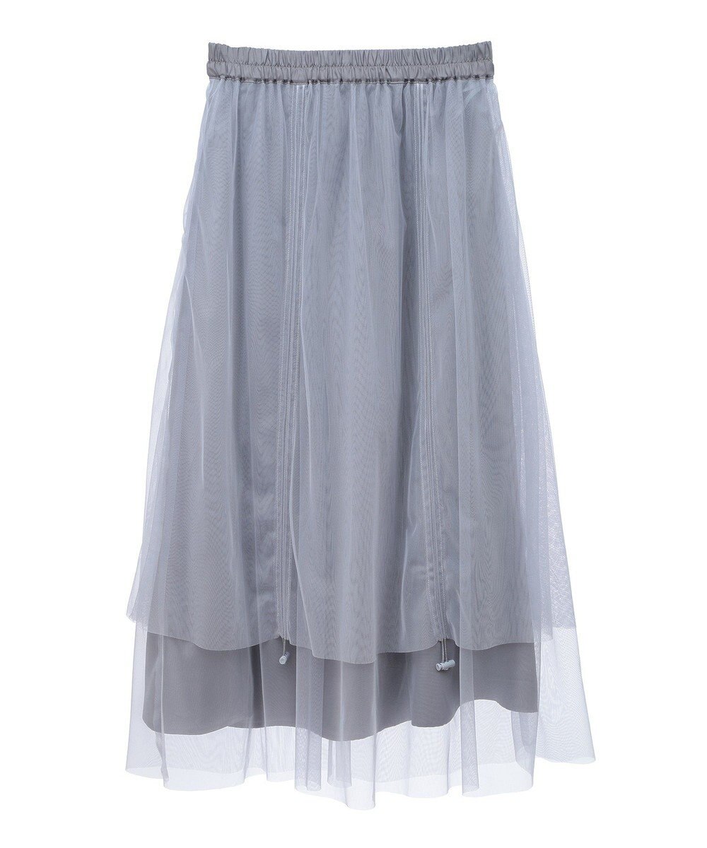 earth music&ecology ２ｗａｙドロストチュールスカート 