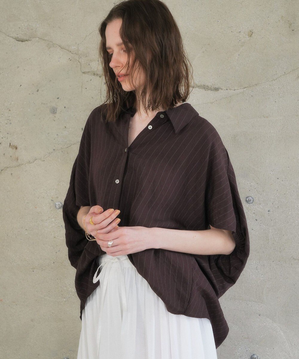 YECCA VECCA ストライプ柄シャツ 