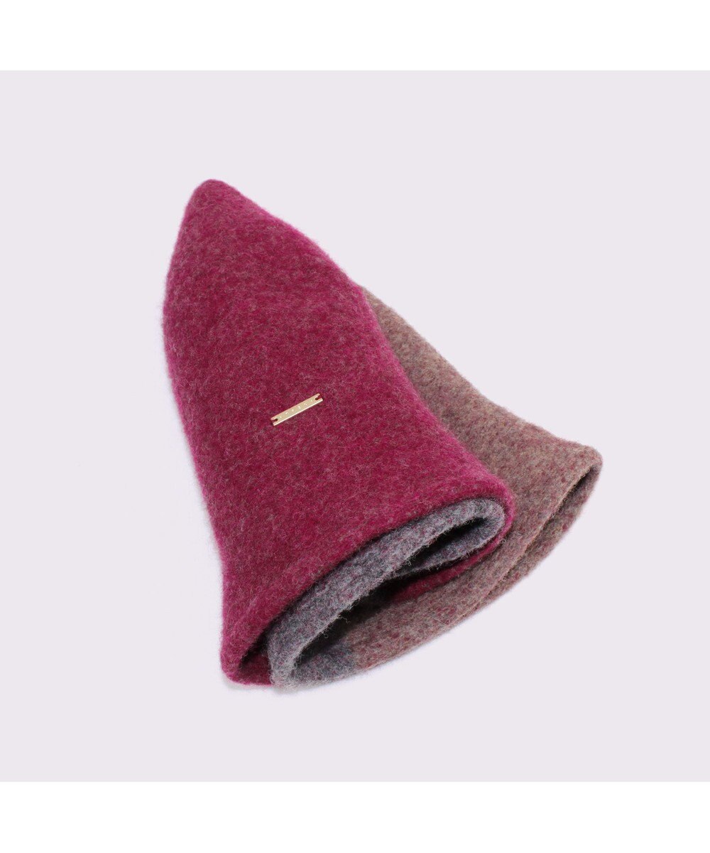 ATRENA 【日本製】FLUFFLY TRICOLOR ウールバケットハット 