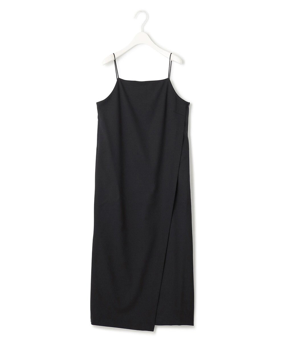 ICB L 【洗える】ウール2WAYストレッチ キャミソールワンピース 