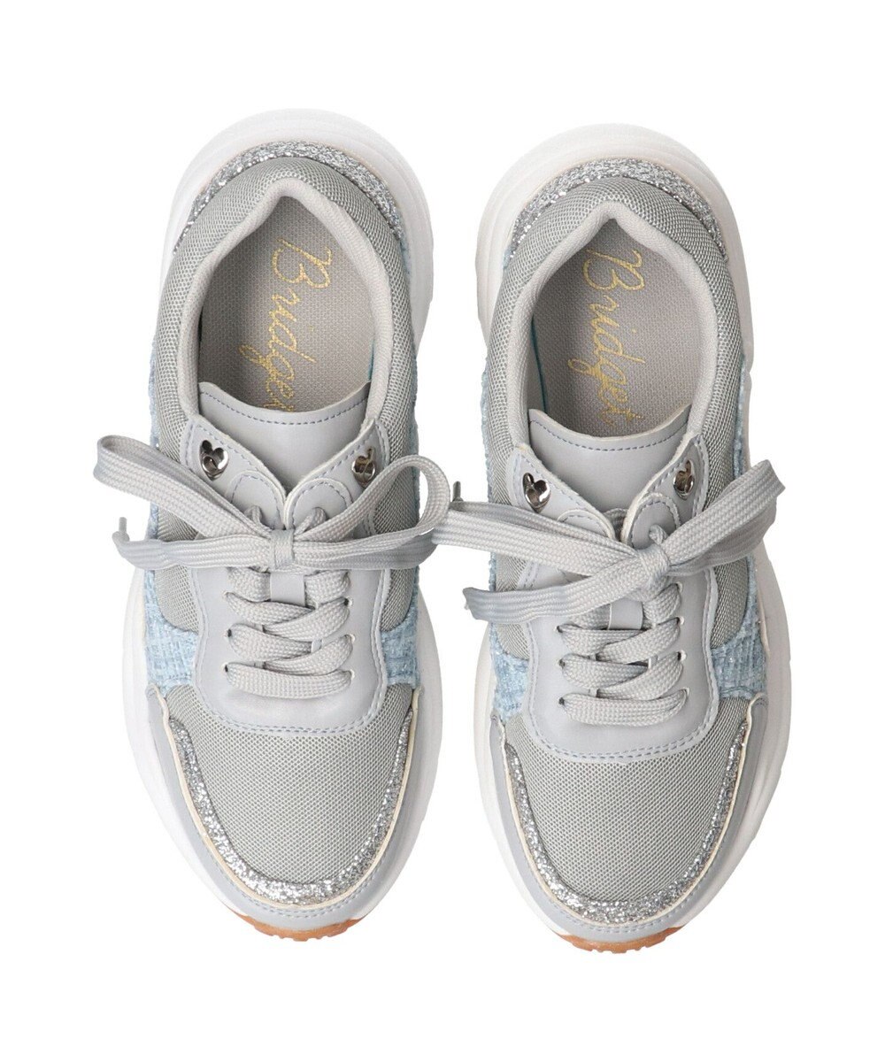 Bridget Birkin 【Bridget Birkin】ラメツイードコンビスニーカー 