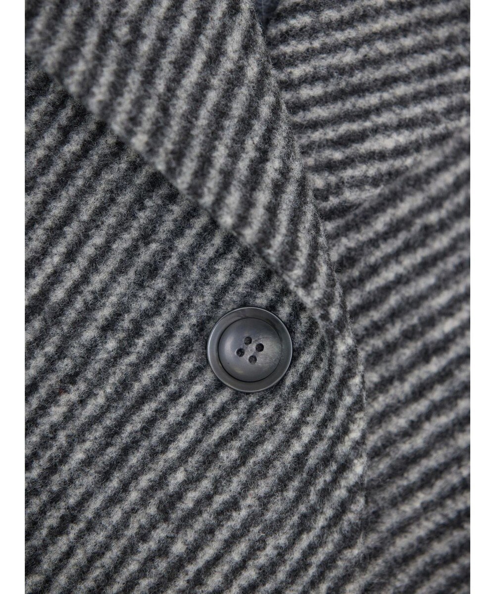 AMERICAN HOLIC ツイードライクコクーンミディコート 