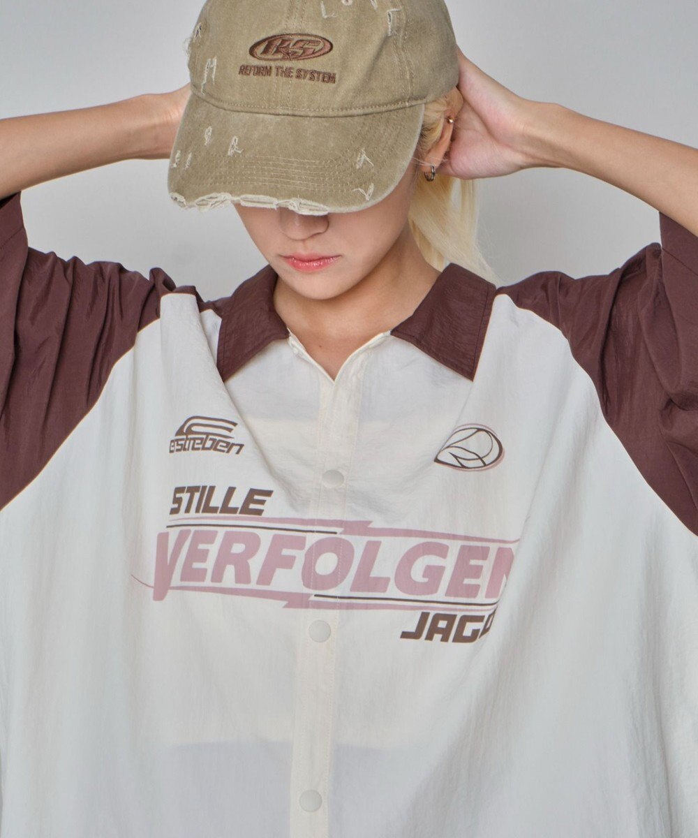 WEGO 【ユニセックス着用ITEM】ラグラングラフィックシャツ（SS） 