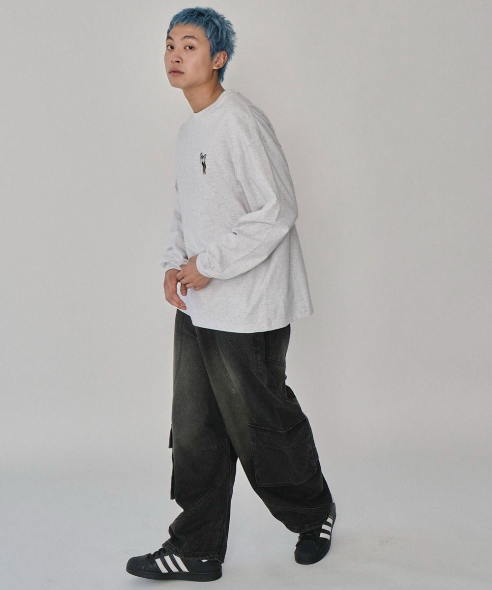 WEGO 【ユニセックス着用ITEM】別注BENDAVISワンポイントT（LS） 