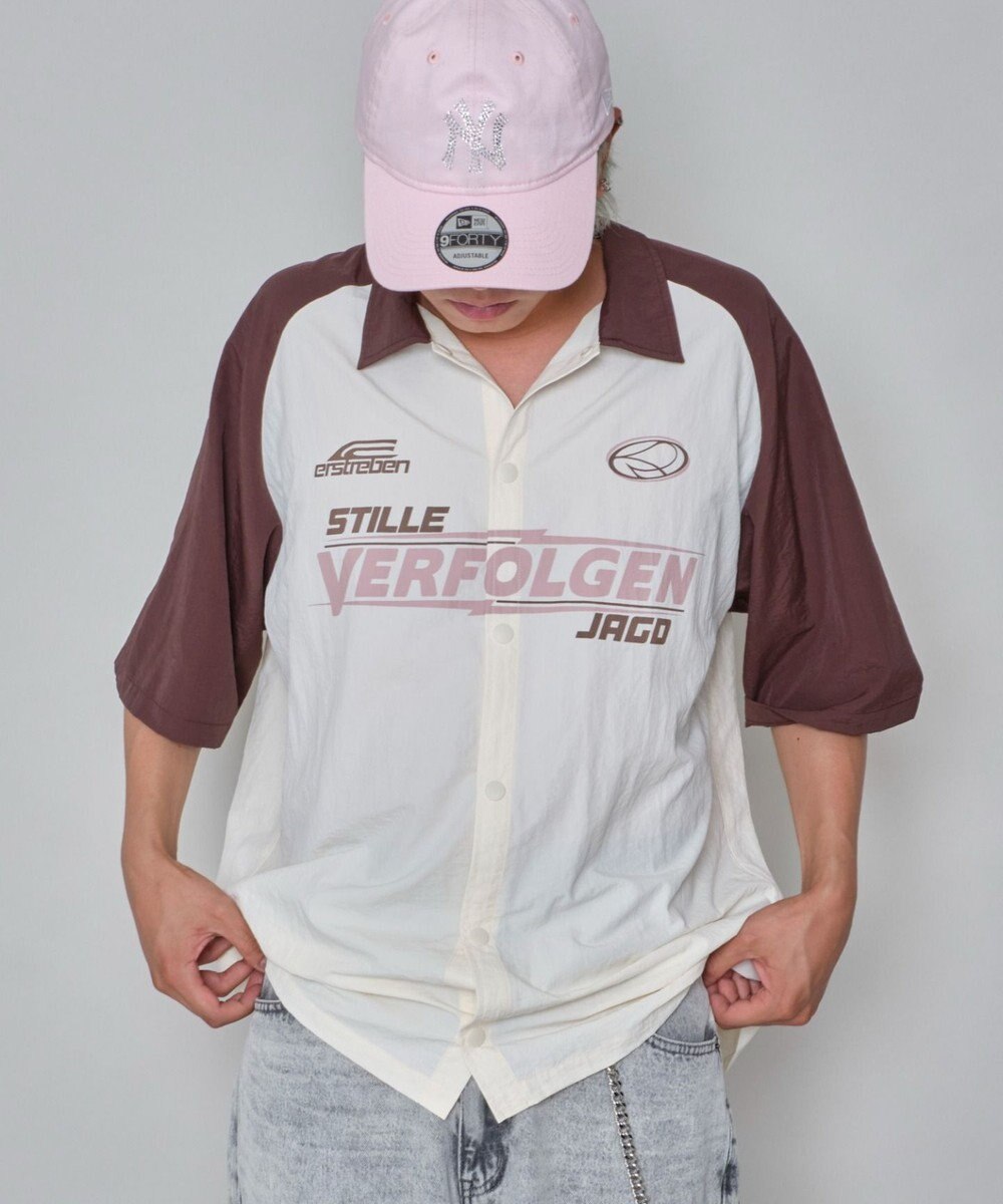 WEGO 【ユニセックス着用ITEM】ラグラングラフィックシャツ（SS） 