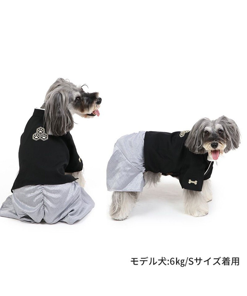 PET PARADISE ペットパラダイス 紋付袴 《シルバー》 小型犬 