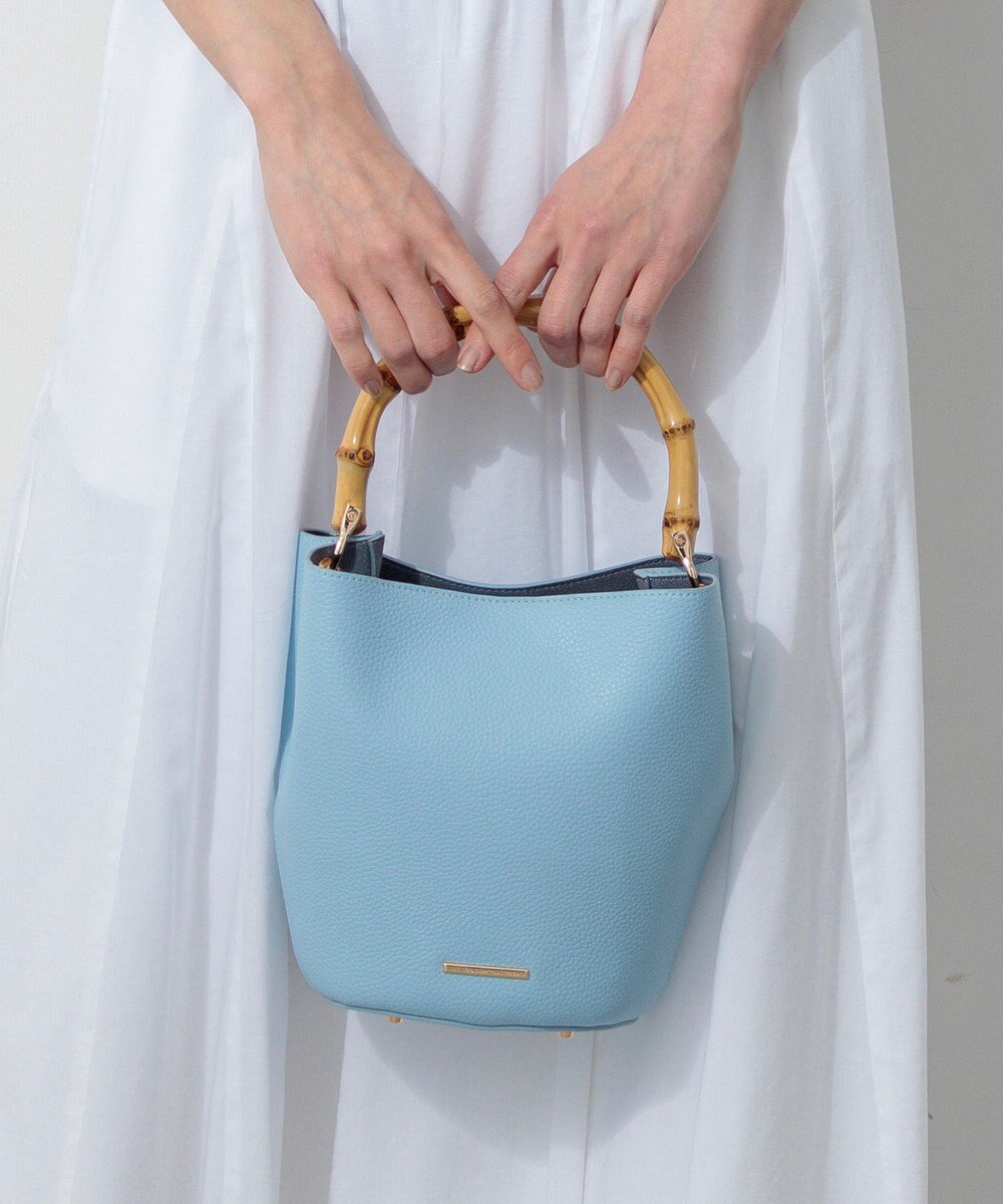 23区 【先行予約】バンブーハンドル 2WAY ミニマル バッグ 