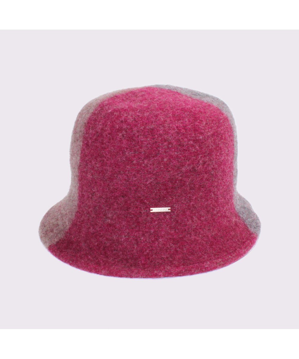 ATRENA 【日本製】FLUFFLY TRICOLOR ウールバケットハット 