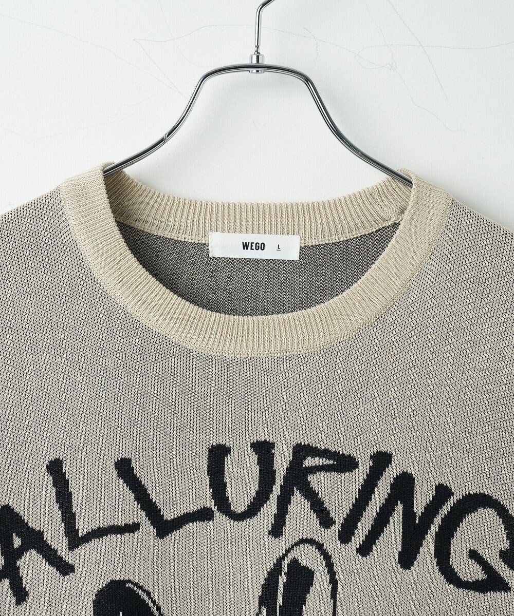 WEGO 【ユニセックス着用ITEM】ジャガードニットプルオーバー（S） 