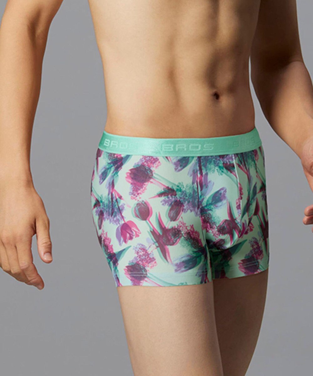 WACOAL MEN ボクサーパンツ 【ハナコトバパンツ】 フロント快適設計 肌あたり軽減設計 誕生日 記念日 前閉じ 下着 メンズ GT3221 /ブロス バイ ワコールメン 