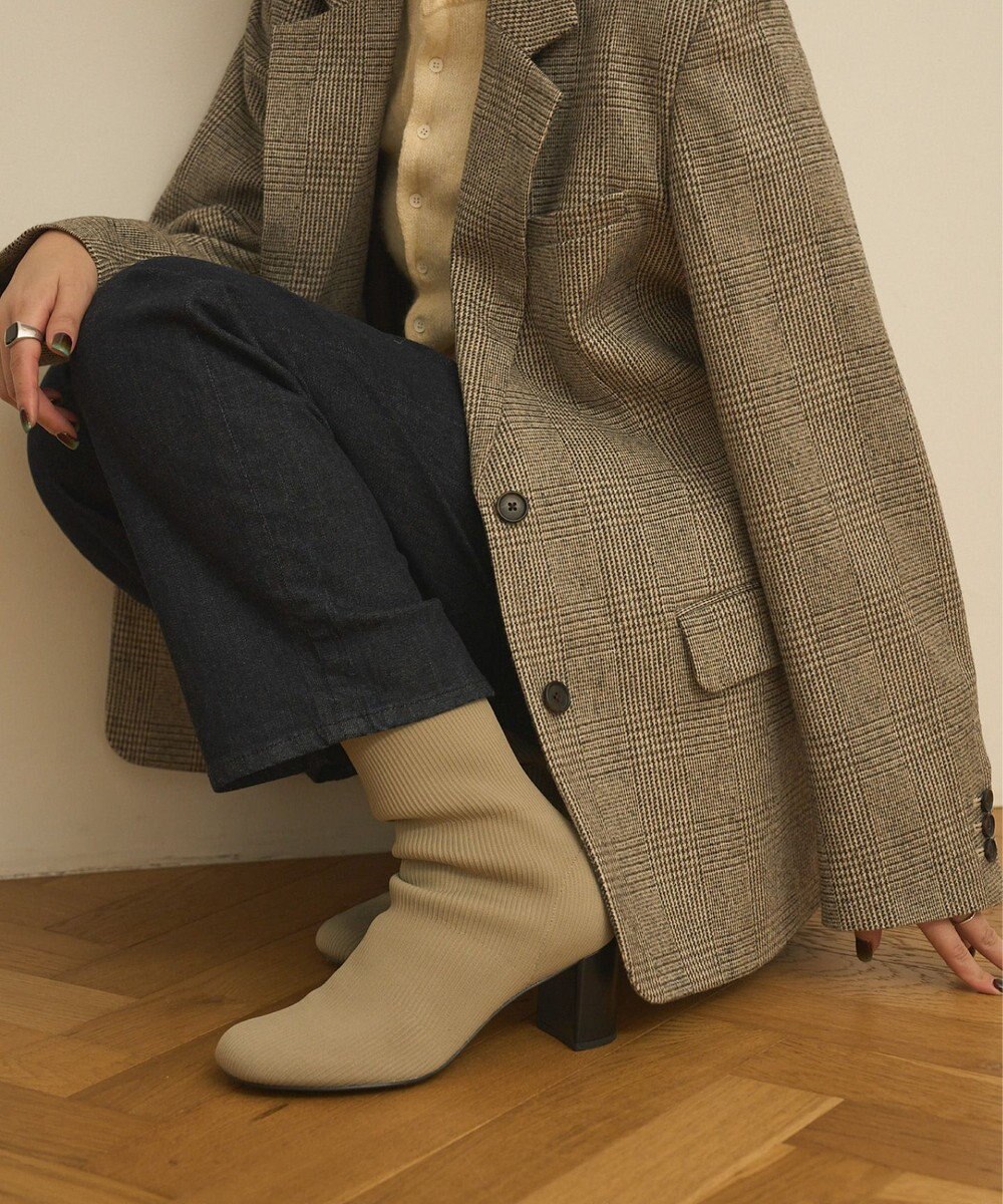 steppi 【防水 / 洗える】オブリークトゥ ブーツ 