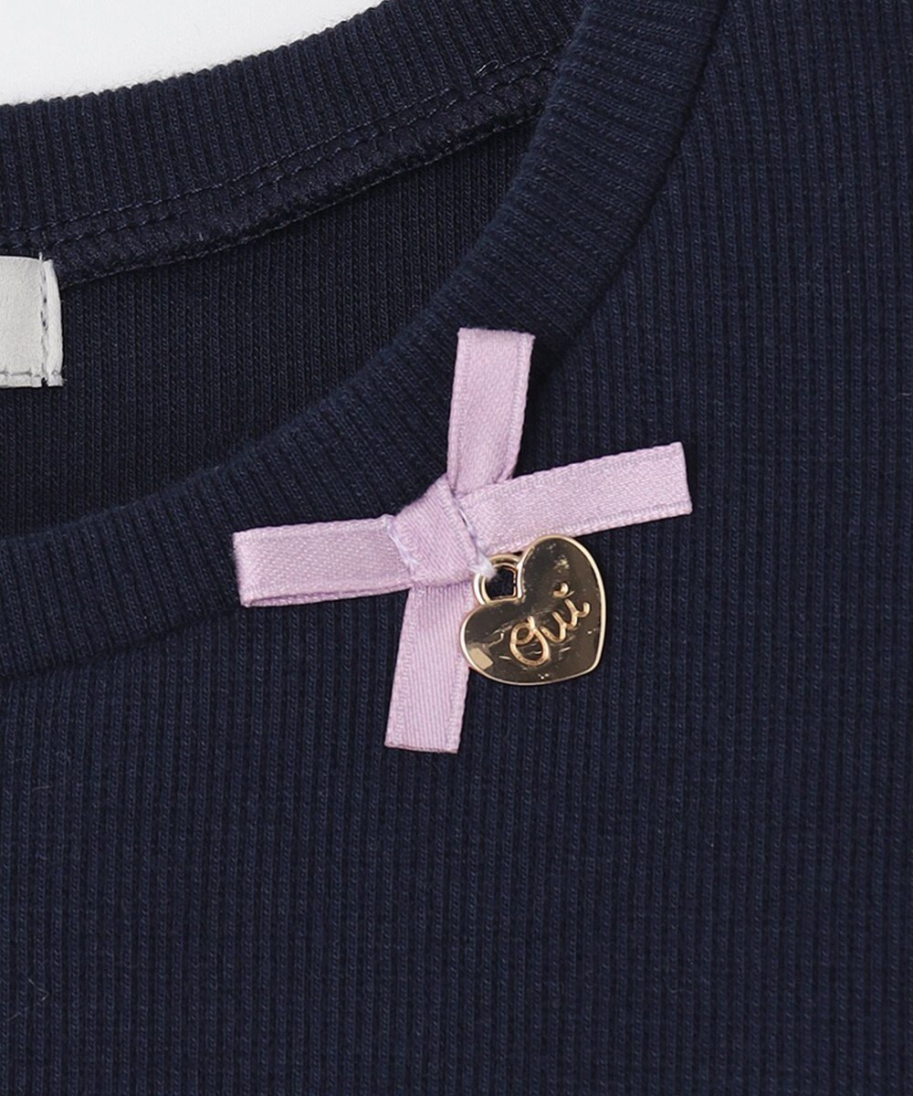 ANY KIDS 刺繍チュールガーリー ワンピース 