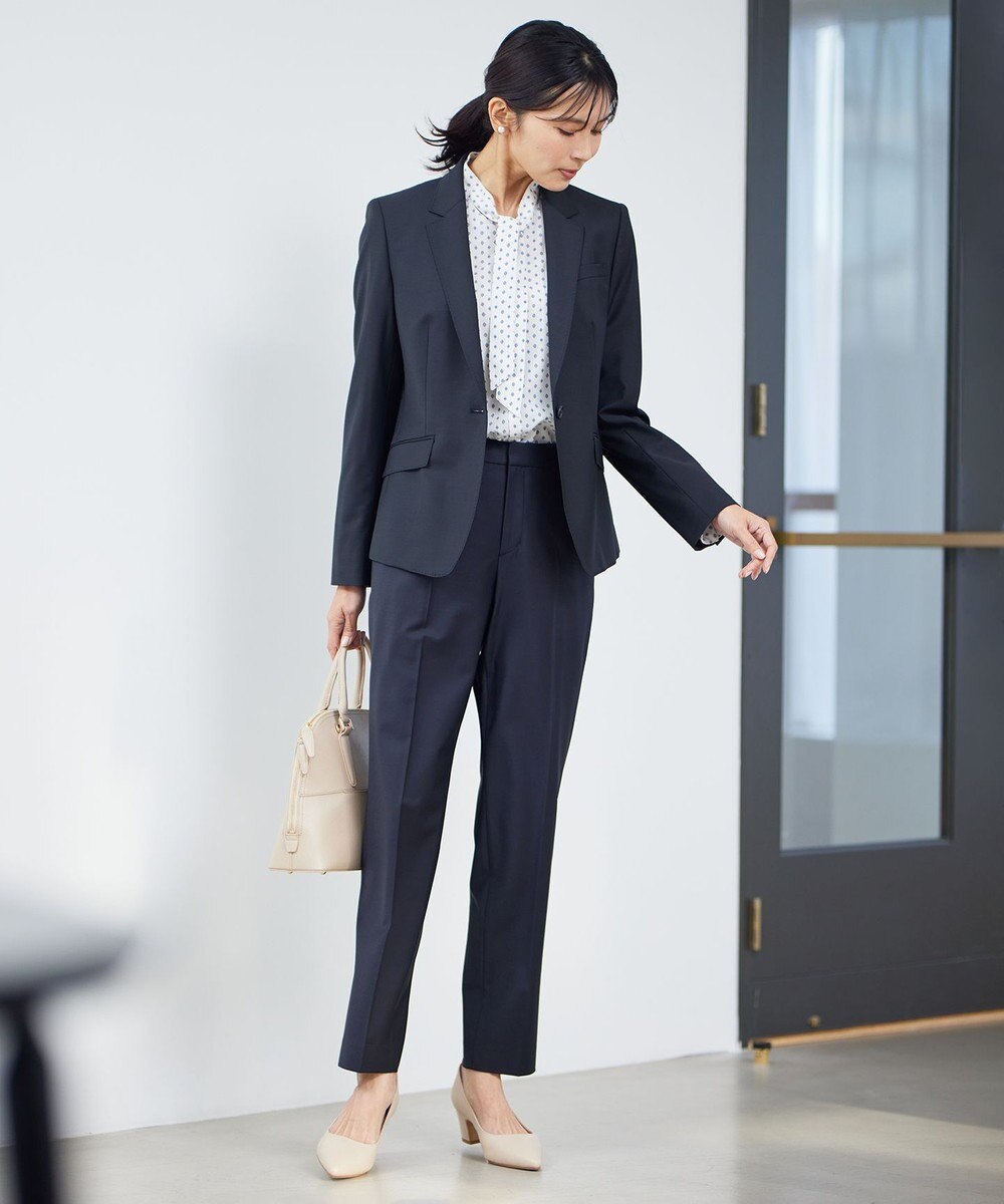 23区 S 【セットアップ対応】ファインネスウール テーパード パンツ 