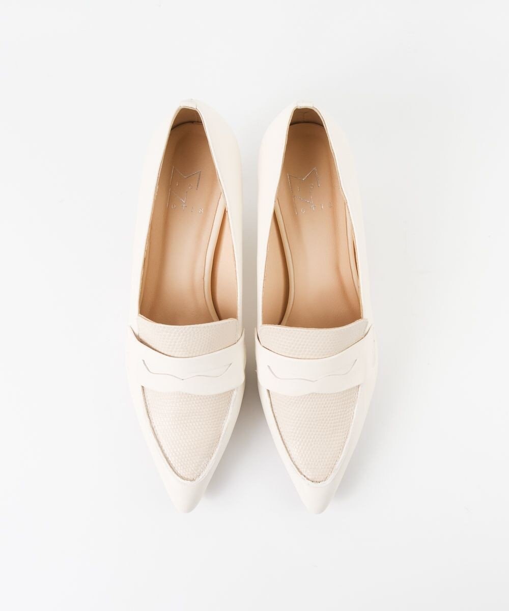 BONTRE 【MIONOTIS/ミオノティス】ヒールモカシンレザーパンプス/726B 