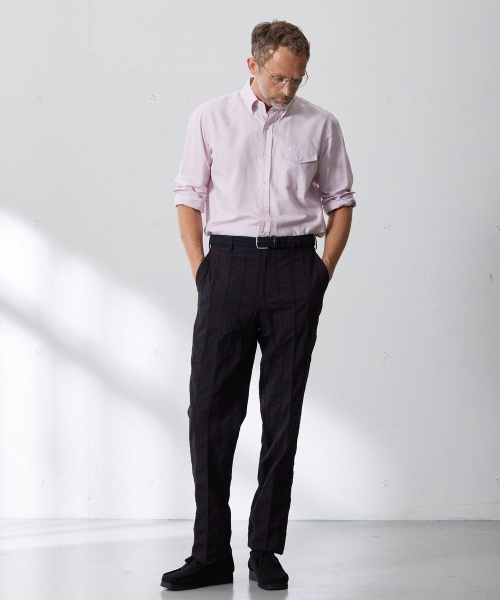 J.PRESS MEN 【HYBRID LINEN】ボタンダウンシャツ 