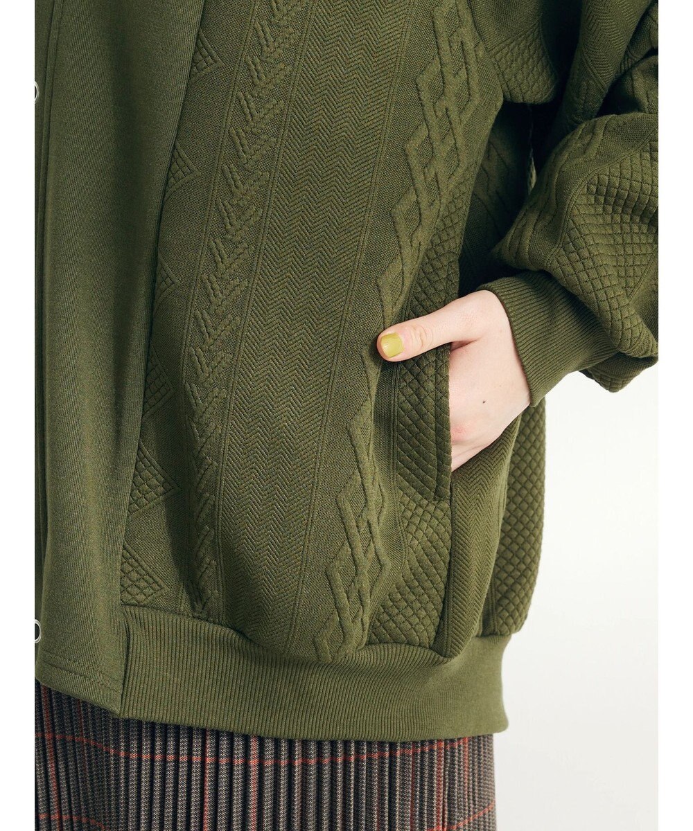 CRAFT STANDARD BOUTIQUE JQカット切り替えカーディガン1 