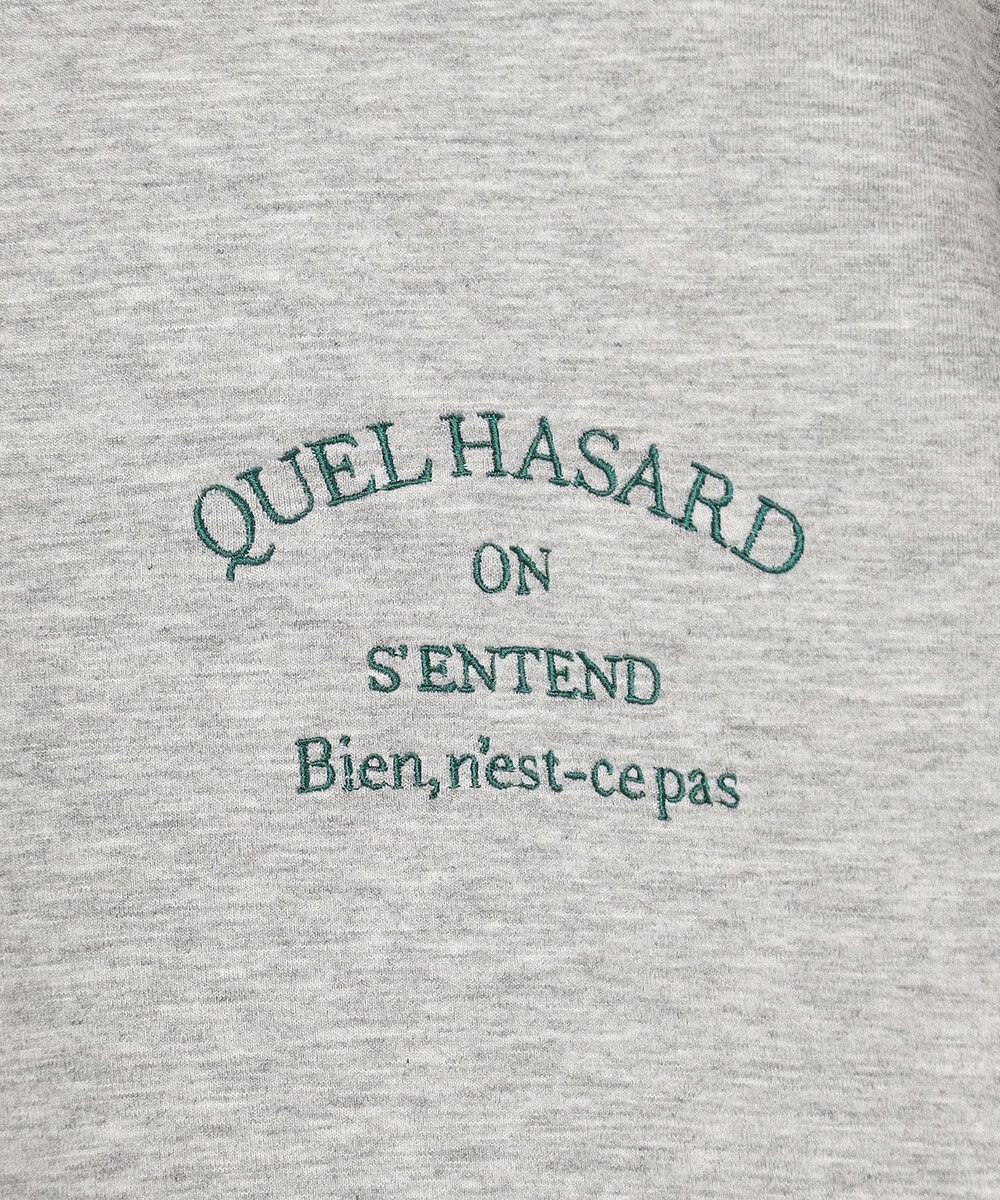 UNFILO BEAUTY FORM JERSEY 刺繍ロゴ プルオーバー 