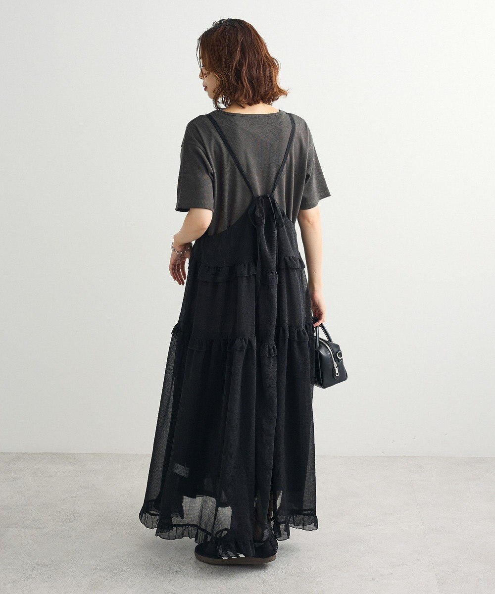 Green Parks ・Ｐｅｔｉｔ　Ｆｌｅｕｒ　シアーティアードキャミワンピ 